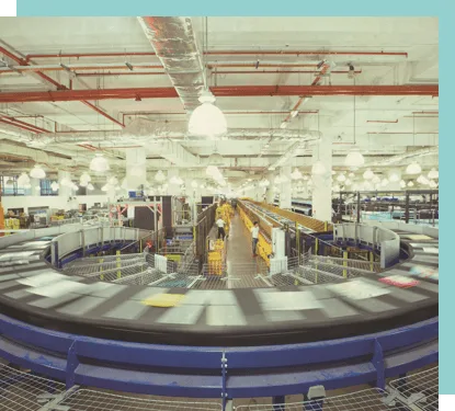 Mail Sorting Floor