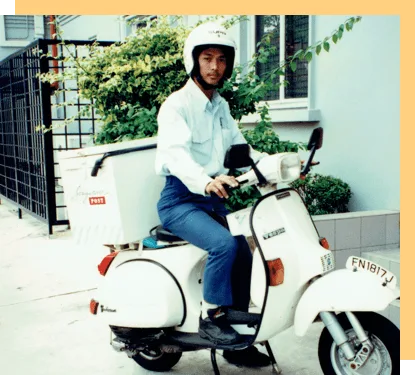 postman scooter