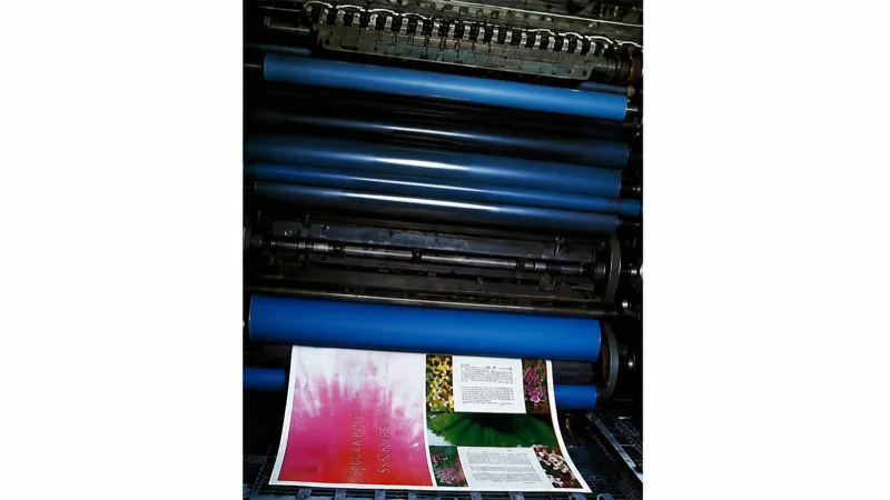 1. The printing process.
