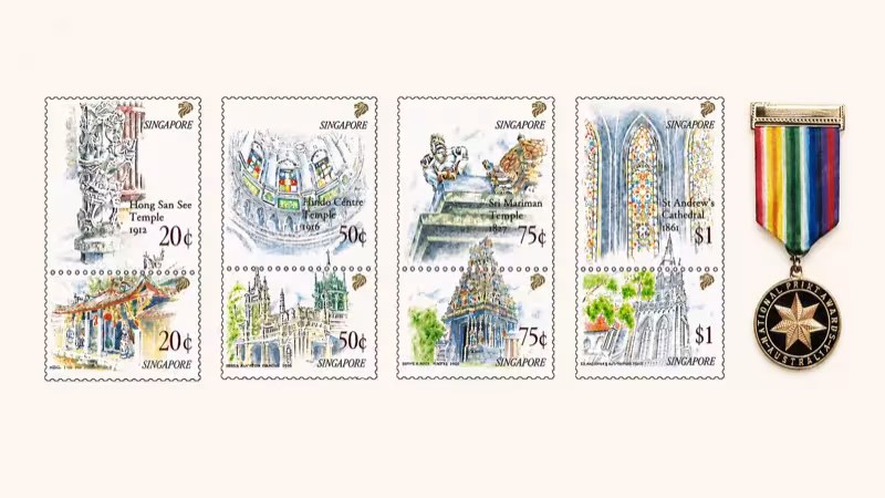 National Monuments Series Stamps Win Special Award