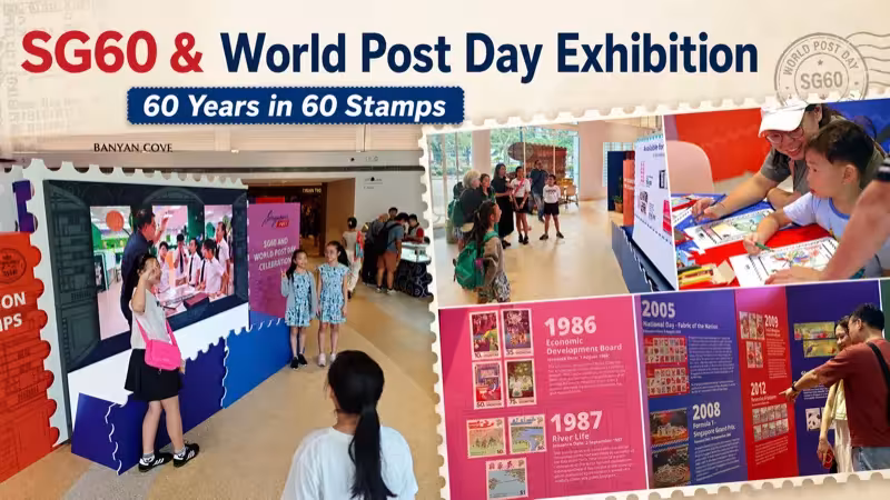 SG60 & World Post Day Exhibition - 60 Years in 60 Stamps