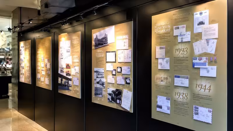 The GPO at Fullerton, Centre of Singapore Exhibition