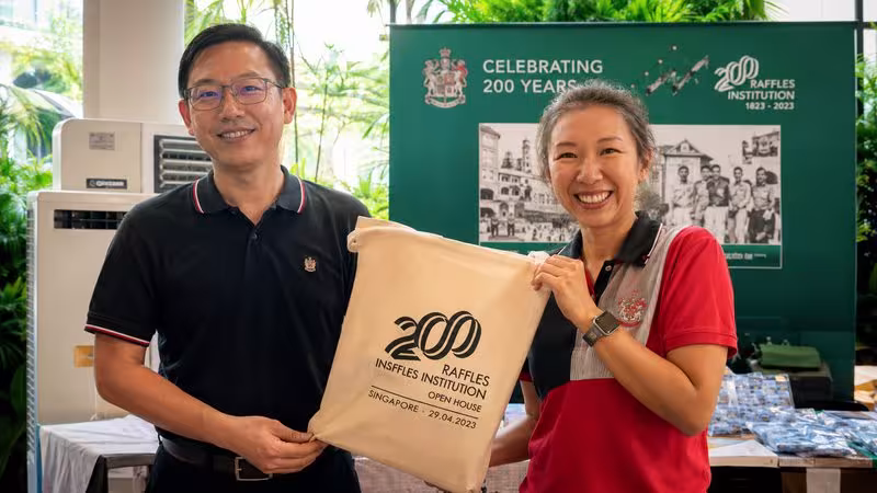 SingPost was at Raffles Institution’s Open House in April