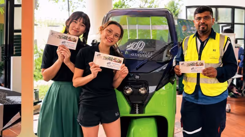 SingPost was at Raffles Institution’s Open House in April