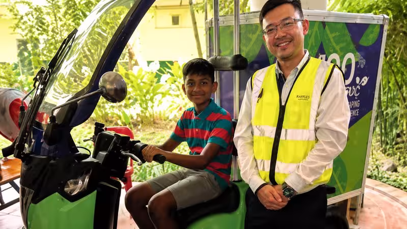 SingPost was at Raffles Institution’s Open House in April