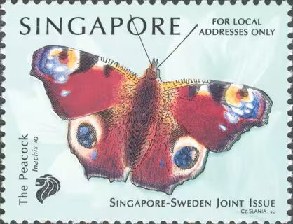 Singapore-Sweden Joint Issue - Butterfly