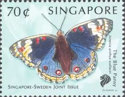 Singapore-Sweden Joint Issue - Butterfly