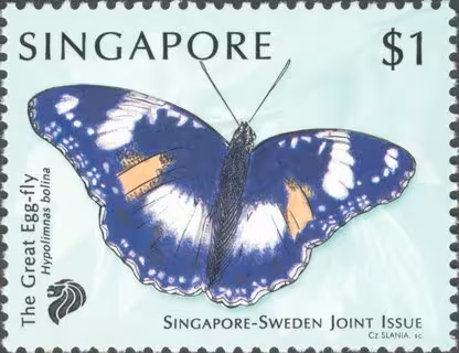 Singapore-Sweden Joint Issue - Butterfly