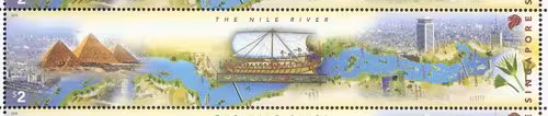 Singapore-A.R. Egypt Joint Stamp Issue